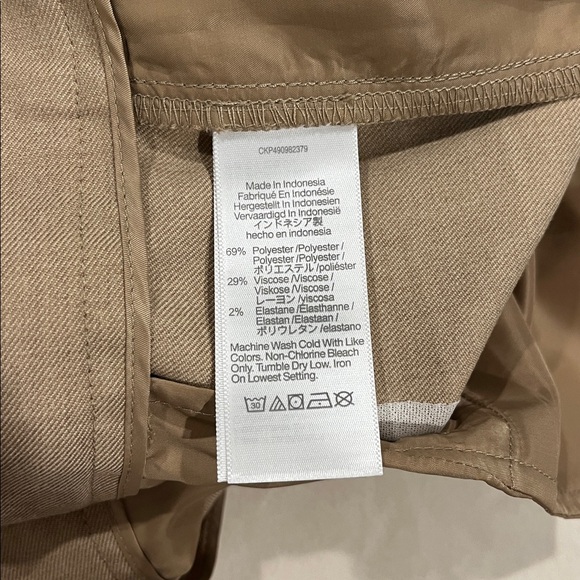 NWT Madewell Harlow Superwide-Leg Trouser Pants Tan Camel Pleated 12 - Picture 12 of 13